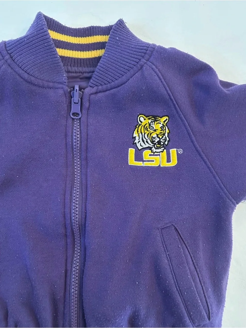 Vintage LSU Kids Bomber Jacket